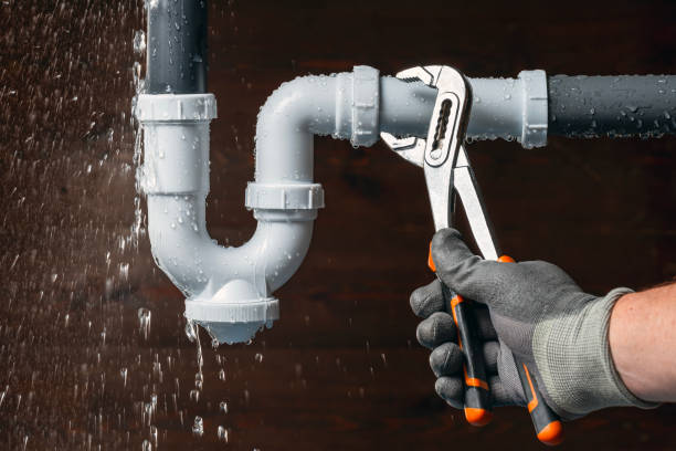 Professional Sewer Line Repair technician working in Hayfield, VA